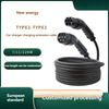 New Energy Electric Vehicle Dual-Head Charger Gun Portable Extension Cord for Home Use with 16A 32A Connectors