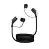 11kw type 1 type 2 3 phase 5M electric car charging cable portable EV charging gun head cable extension cord ev charging cable